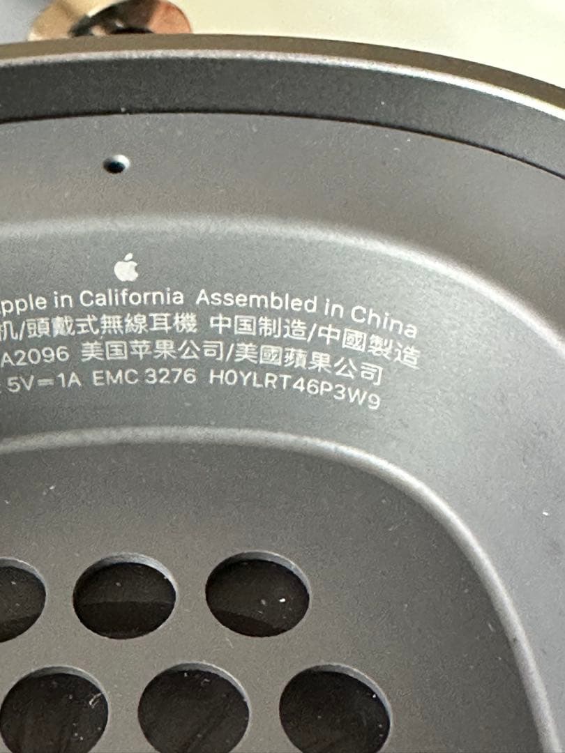 AirPods Max スペースグレー lightningケーブル