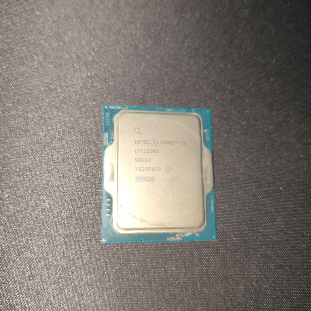 ［動作品］Intel Core i3-12100(※箱、リテールクーラー無し)