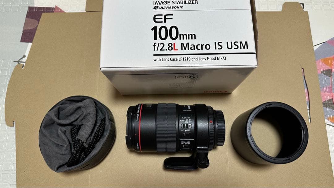 【美品】Canon EF 100mm F2.8L Macro IS USM