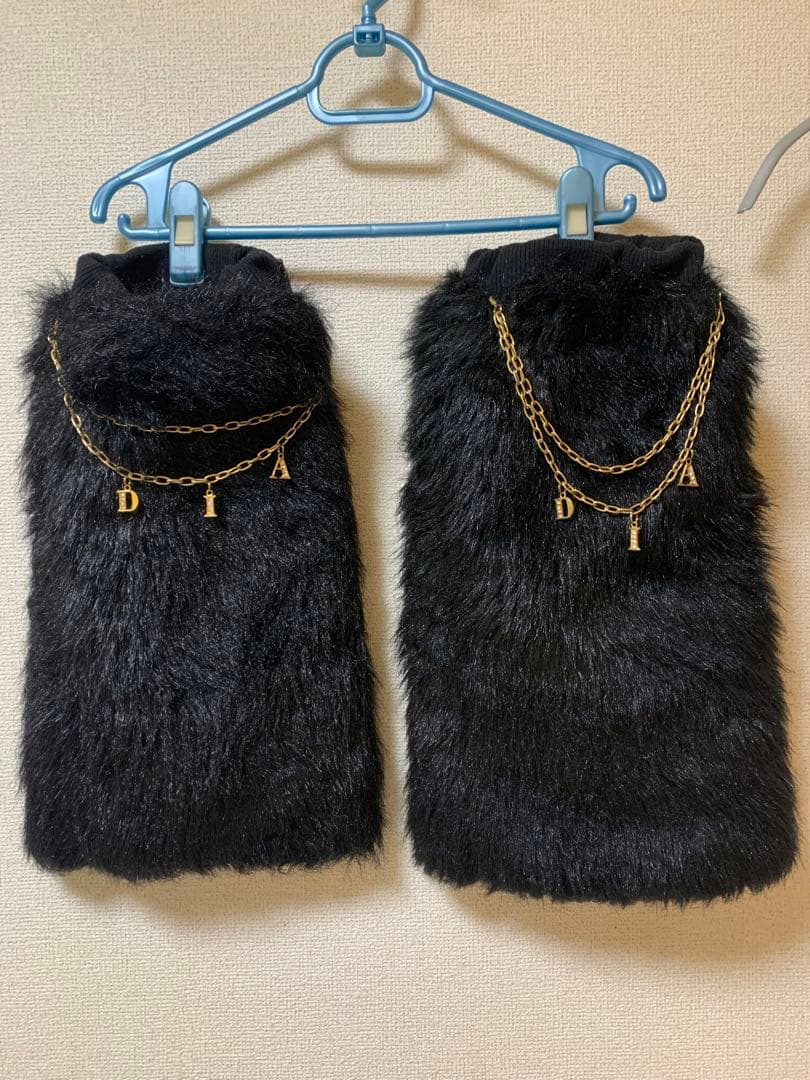 d.i.a.平成ギャル、美品！初期モデルファーレッグウォーマー
