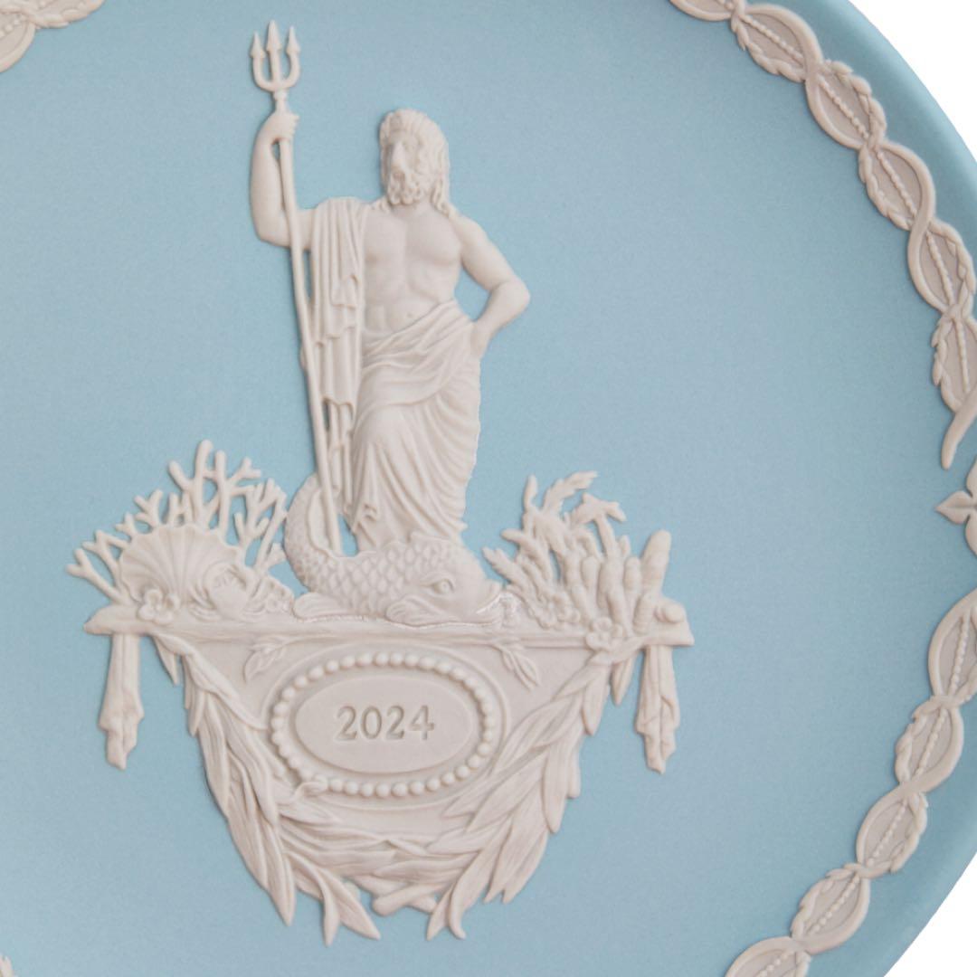 新品ウェッジウッド イヤープレート2024 2025ジャスパー アテナポセイドン