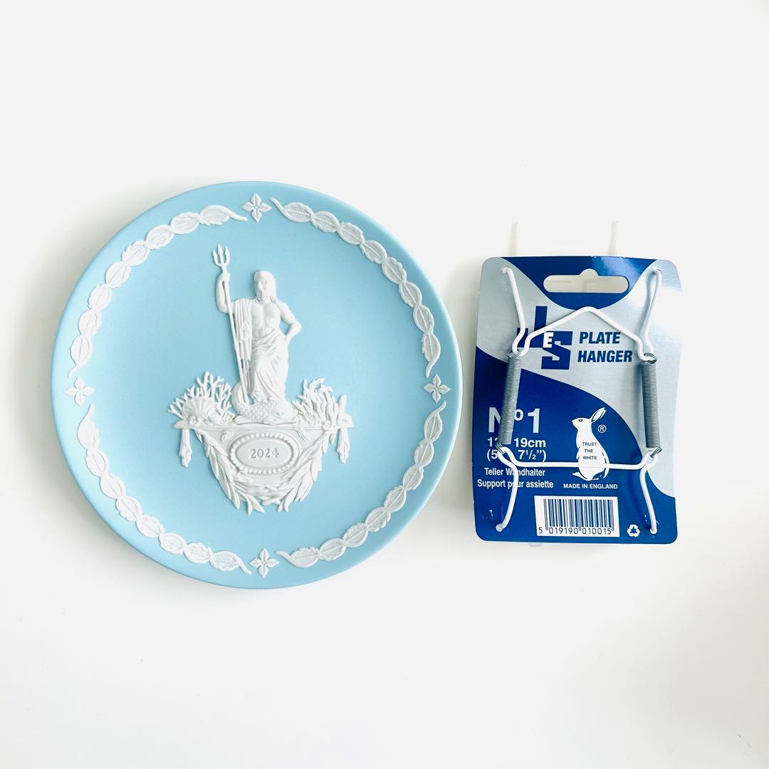 新品ウェッジウッド イヤープレート2024 2025ジャスパー アテナポセイドン