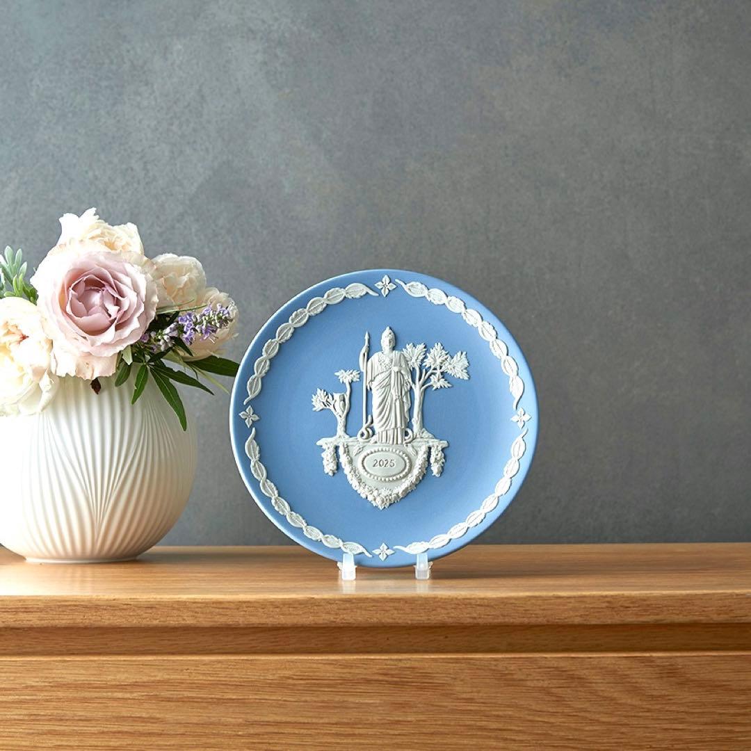 新品ウェッジウッド イヤープレート2024 2025ジャスパー アテナポセイドン