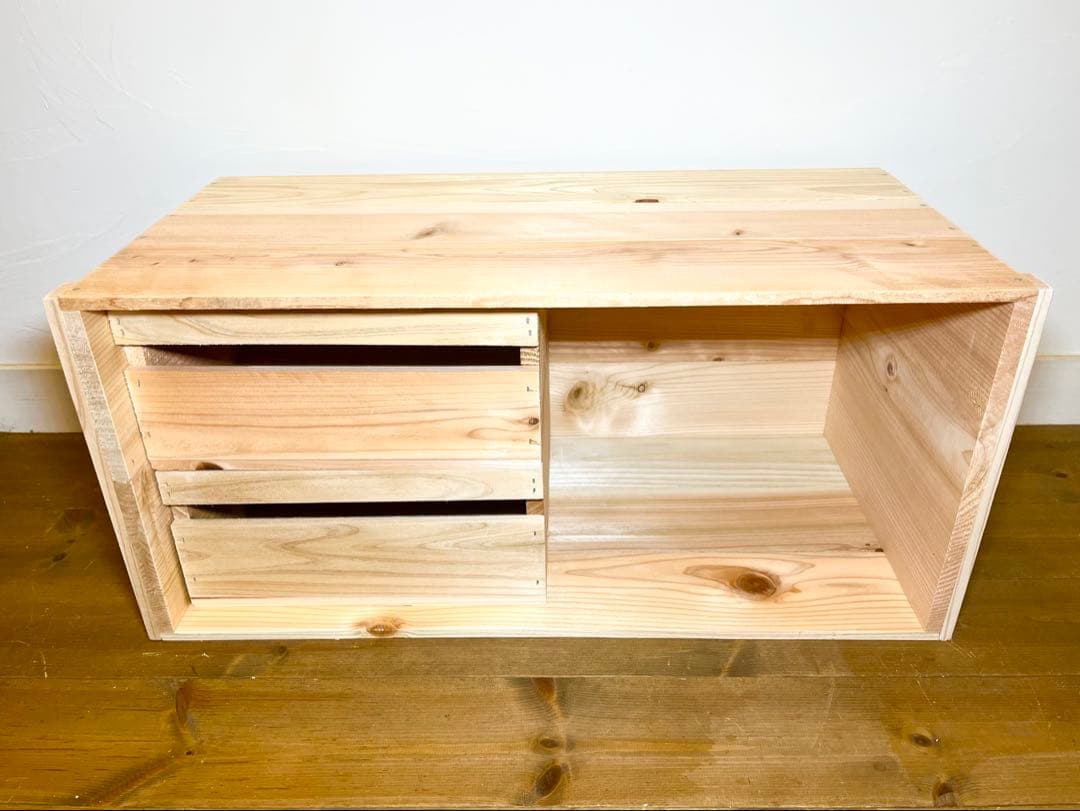 りんご箱 専用 収納小箱 4箱セット / 小物入れ 木箱 収納 雑貨 引出し