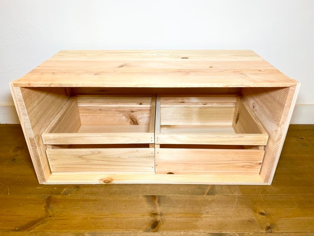 りんご箱 専用 収納小箱 4箱セット / 小物入れ 木箱 収納 雑貨 引出し