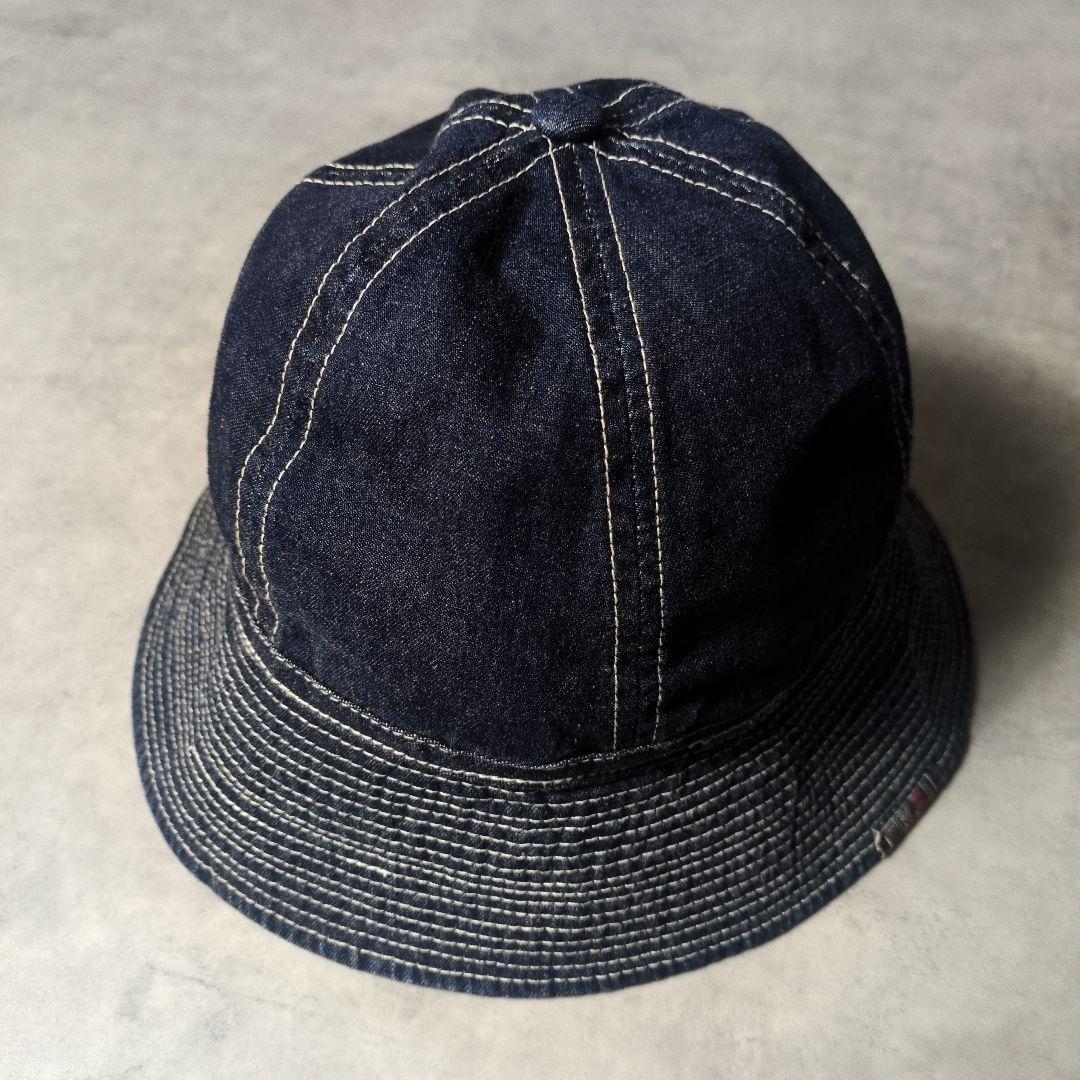 90s 00s ラルフローレン M-37 サンプリング デニム ハット