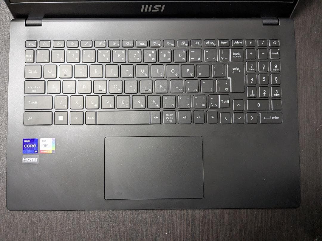 Windowsノート本体 MSI Modern 15H B13M i9 64GB 1TB