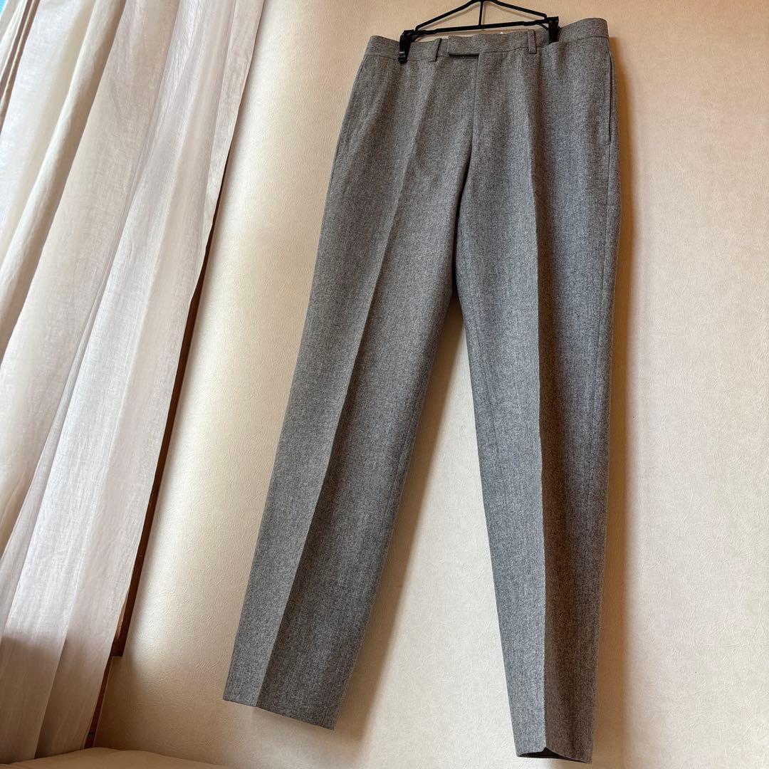 HERMESエルメス　上質なウール100% メンズ　スラックス　イタリア製