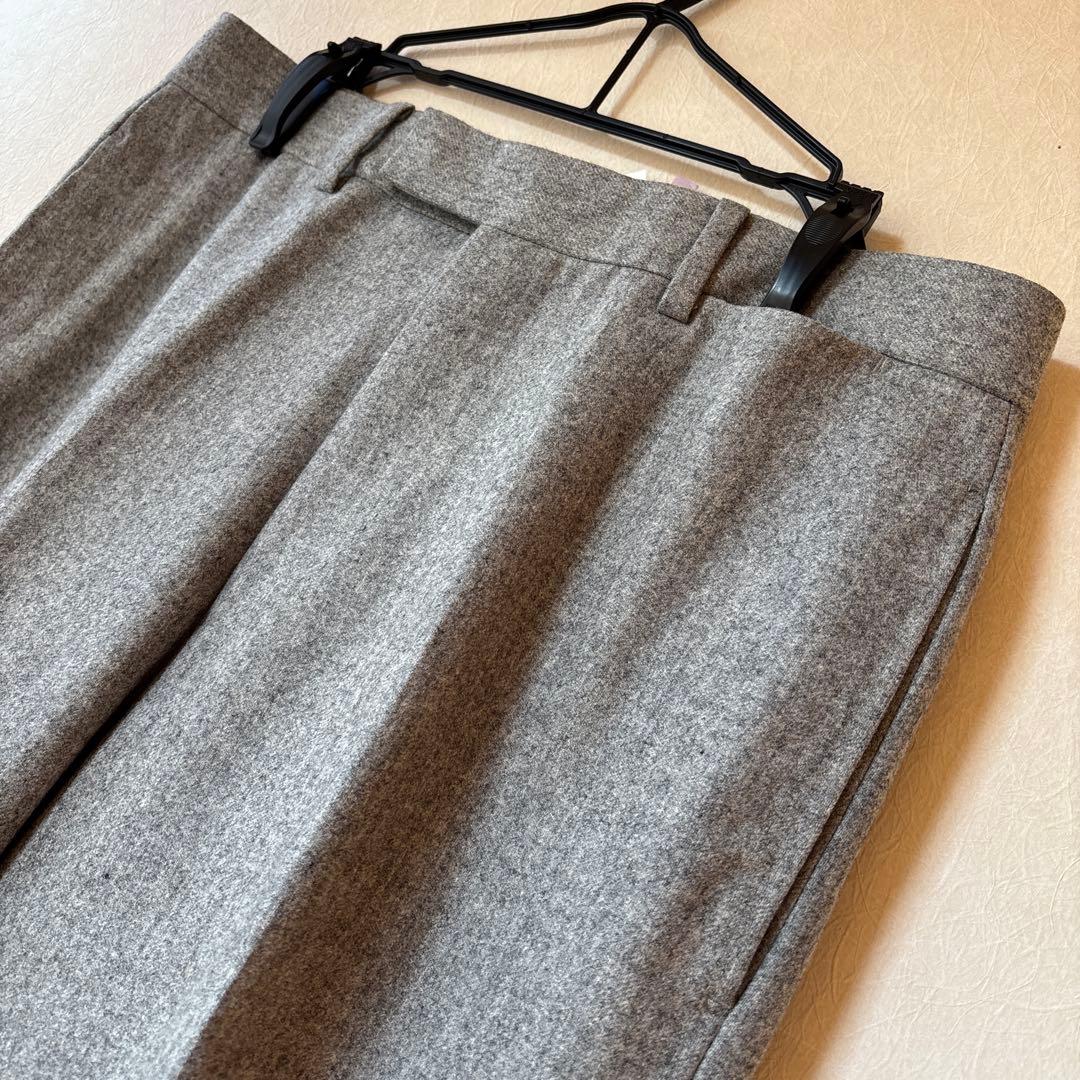 HERMESエルメス　上質なウール100% メンズ　スラックス　イタリア製