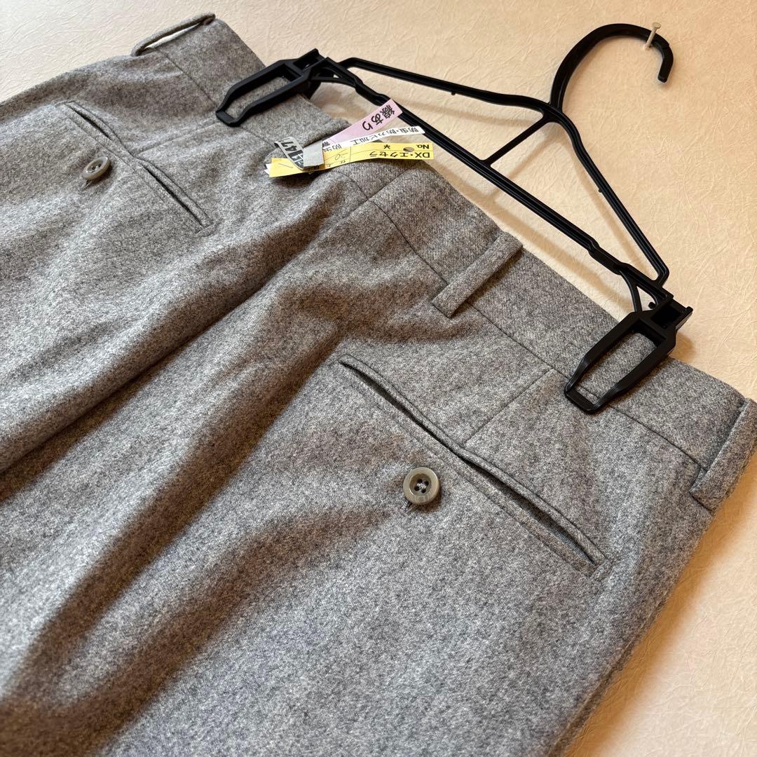 HERMESエルメス　上質なウール100% メンズ　スラックス　イタリア製