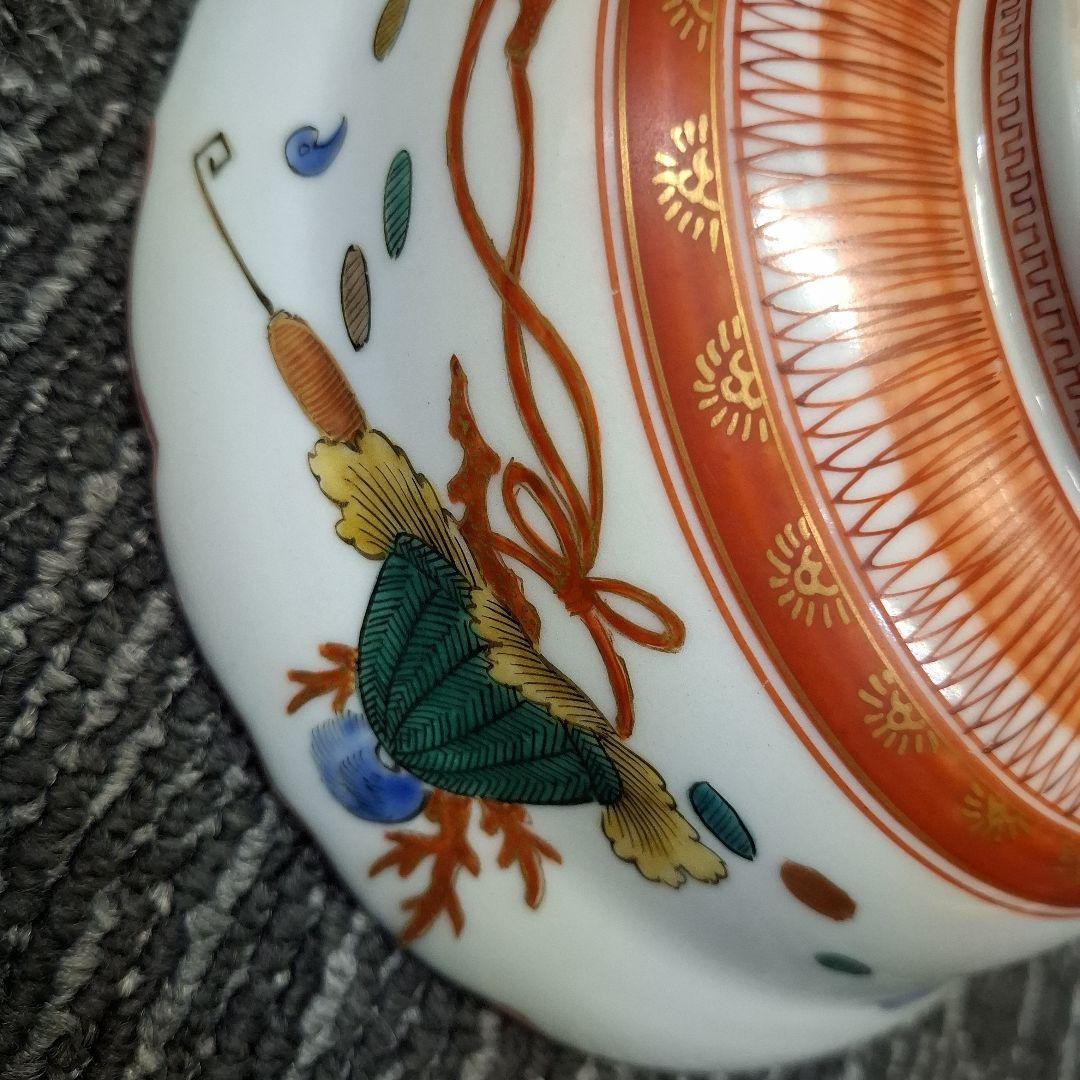 九谷焼細密菓子器（共箱付き）