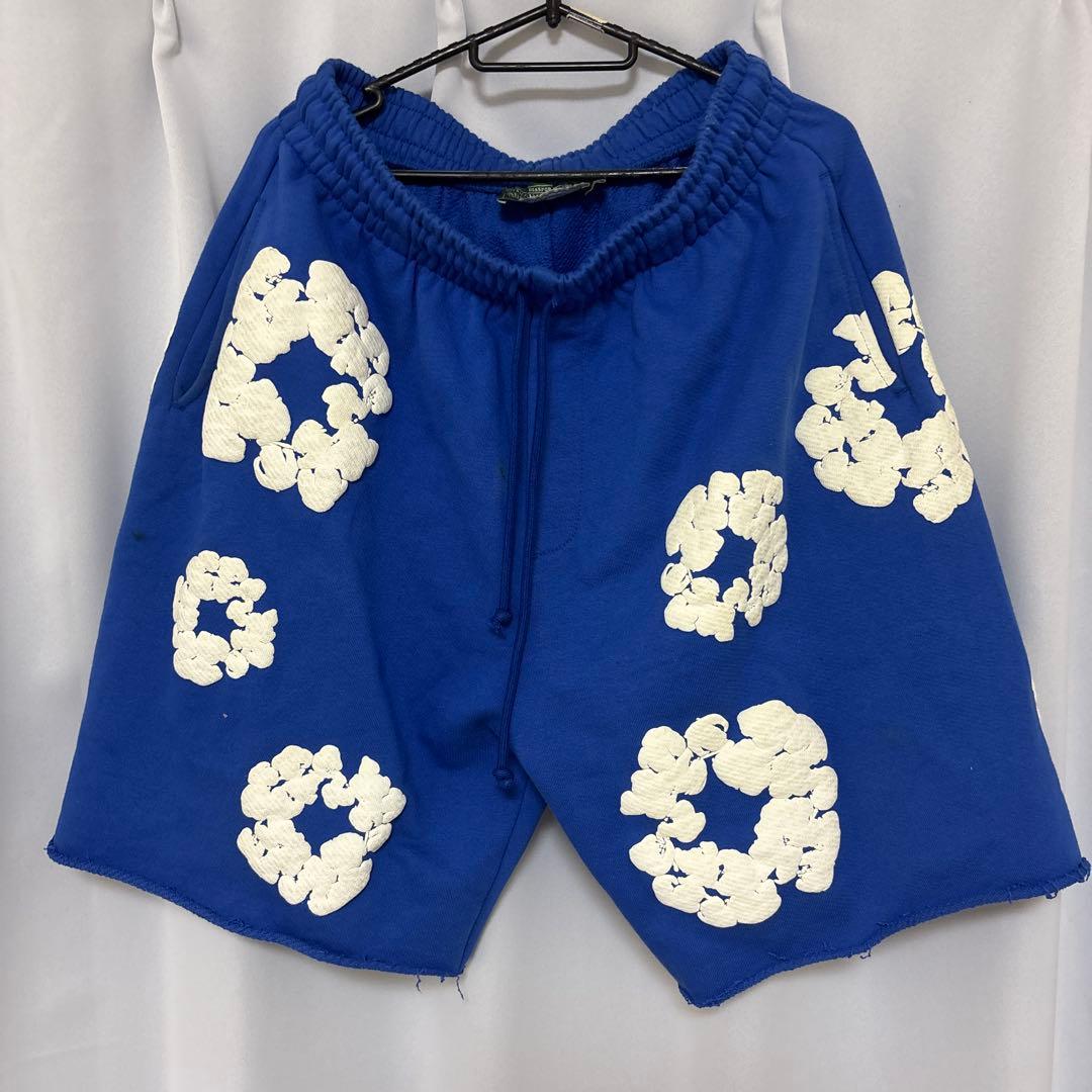 denim tears ハーフパンツ ブルー mサイズ