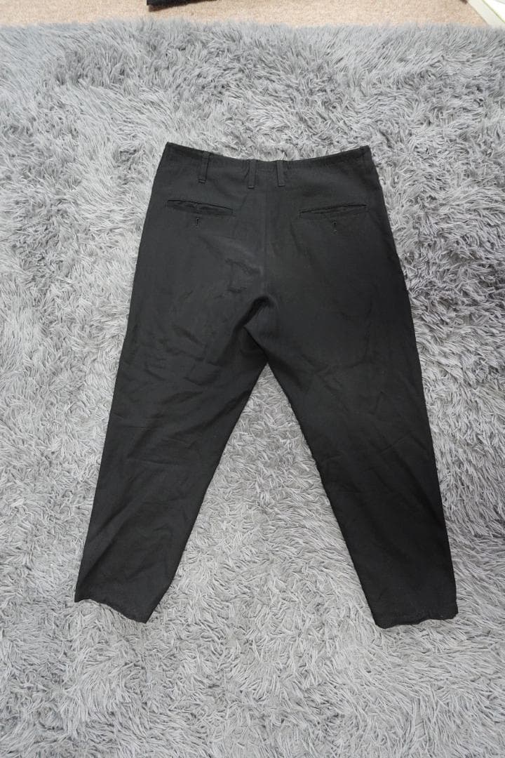 Yohji Yamamoto 定番 紐パンツ ウールギャバ 2018SS 黒