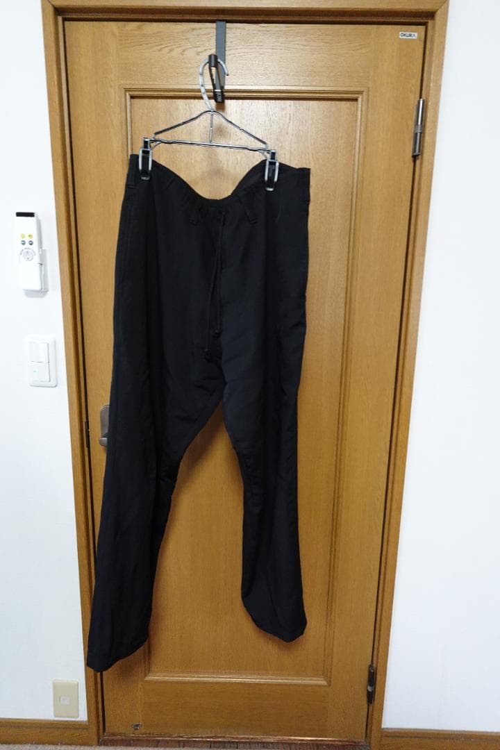 Yohji Yamamoto 定番 紐パンツ ウールギャバ 2018SS 黒