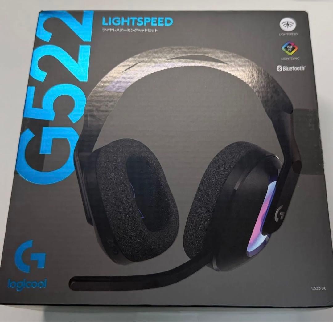 ロジクール G522 LIGHT SPEED ゲーミングヘッドセットBLACK
