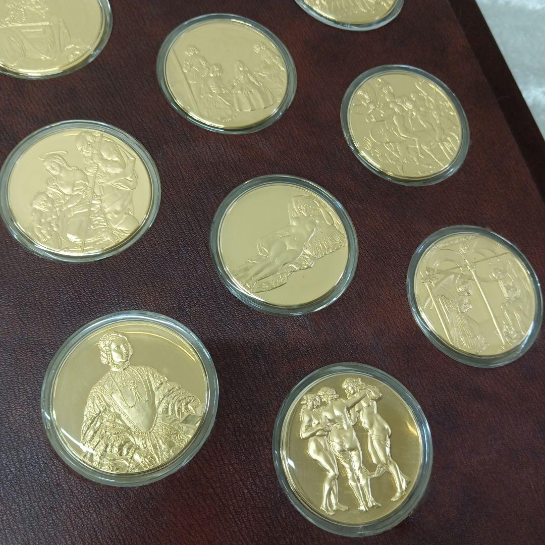 フランクリンミント ゴールドメダル セット 解説書付き 50枚
