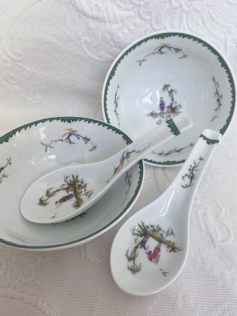 残1 レア　シキオン　レイノー　リモージュ　カップ＆レンゲ２名用