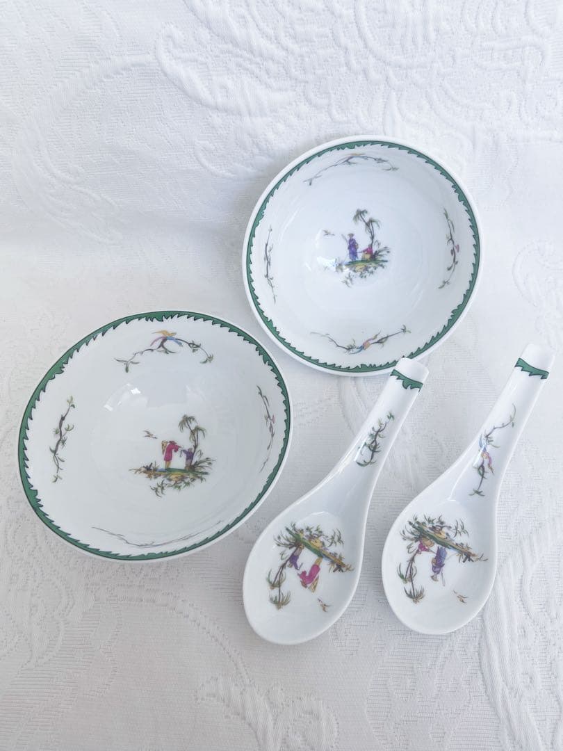 残1 レア　シキオン　レイノー　リモージュ　カップ＆レンゲ２名用