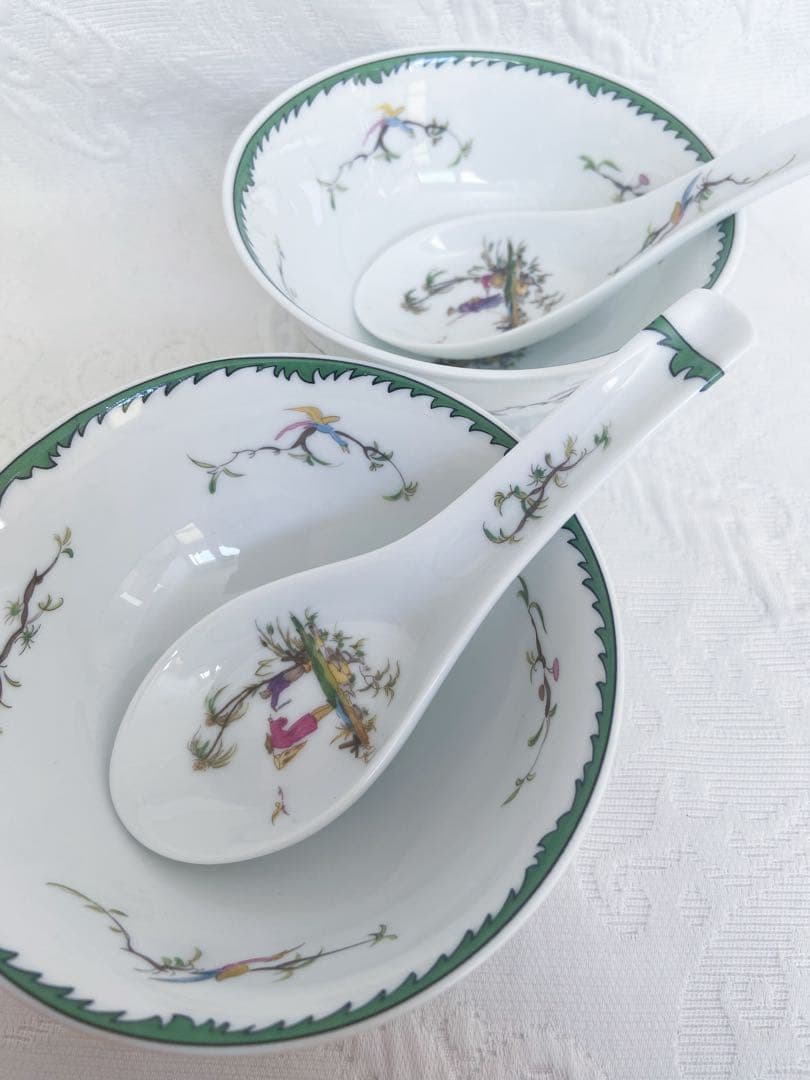 残1 レア　シキオン　レイノー　リモージュ　カップ＆レンゲ２名用