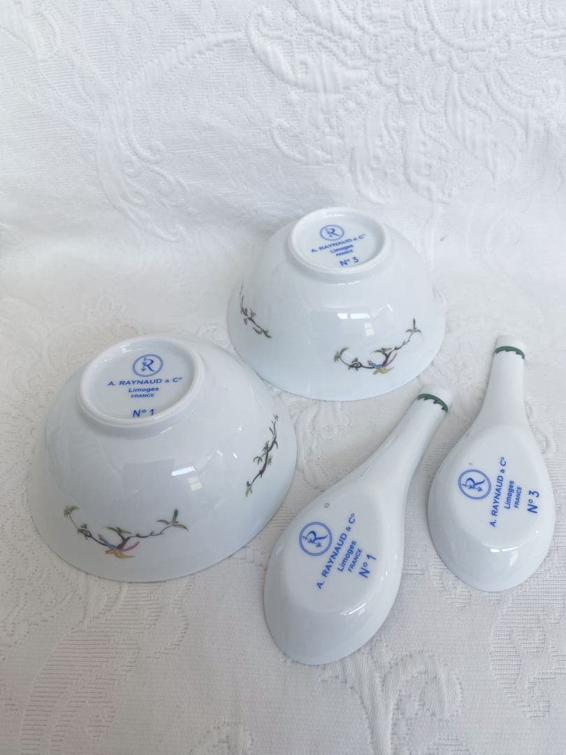 残1 レア　シキオン　レイノー　リモージュ　カップ＆レンゲ２名用