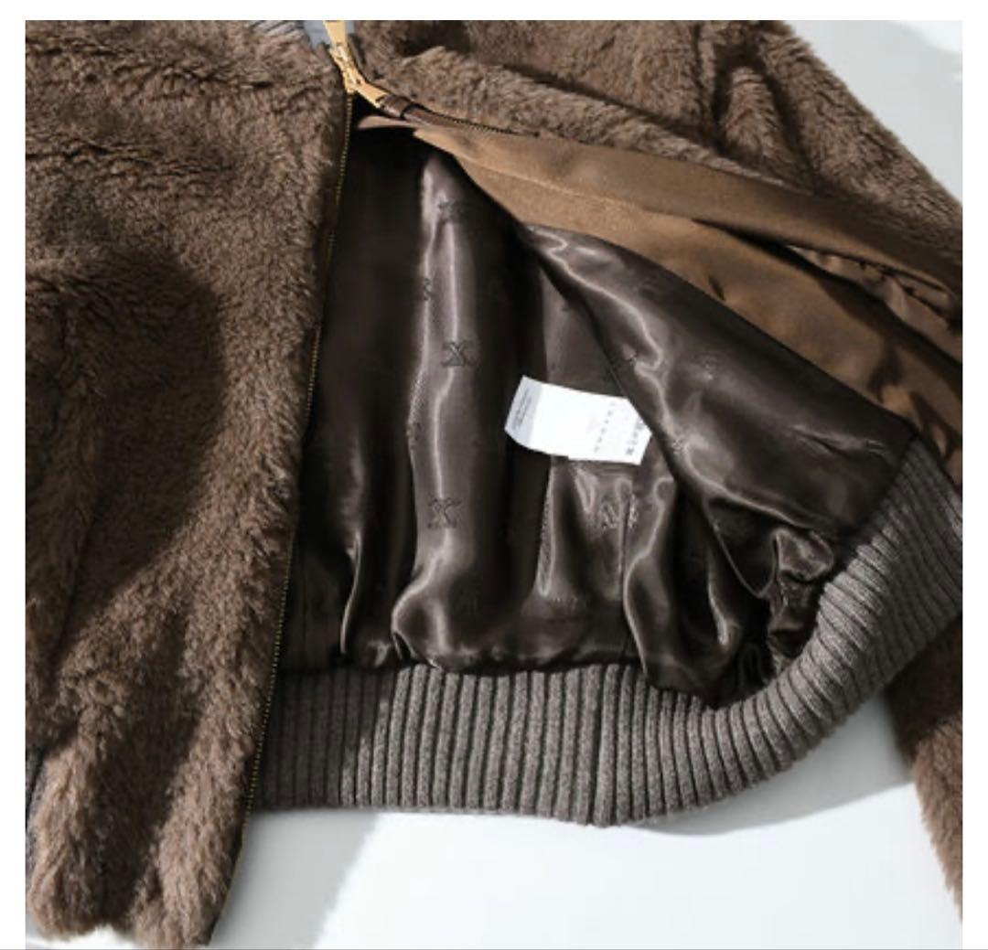 MaxMara マックスマーラ テディ ボンバージャケット SATURNO 38