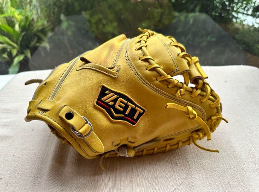 ◉ 佐藤印 日本製 ZETT プロステイタス 一般 硬式 キャッチャーミット