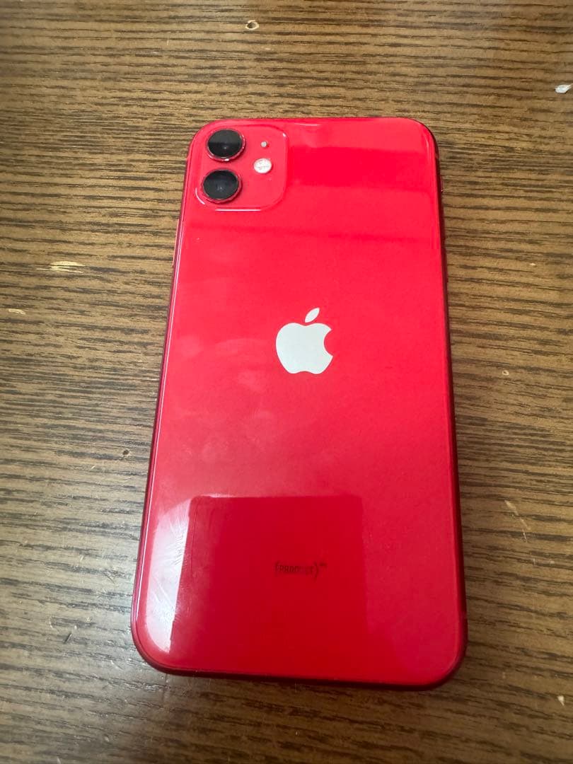 Apple iPhone 11 (赤) 本体　128GB