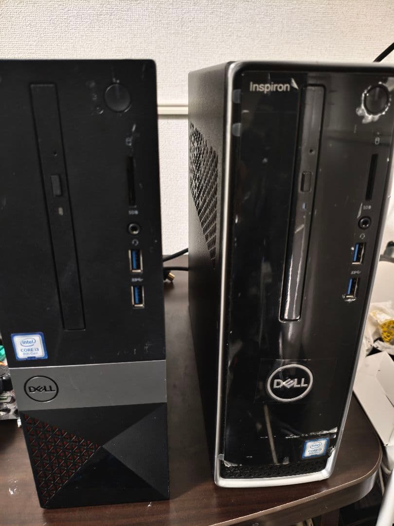 Dell ２台セット　i3 8世代と9世代　ジャンク扱い
