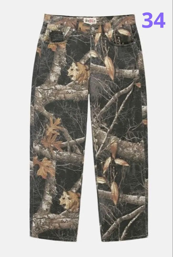 STUSSY BIG OL' JEAN REALTREE リアルツリー 34