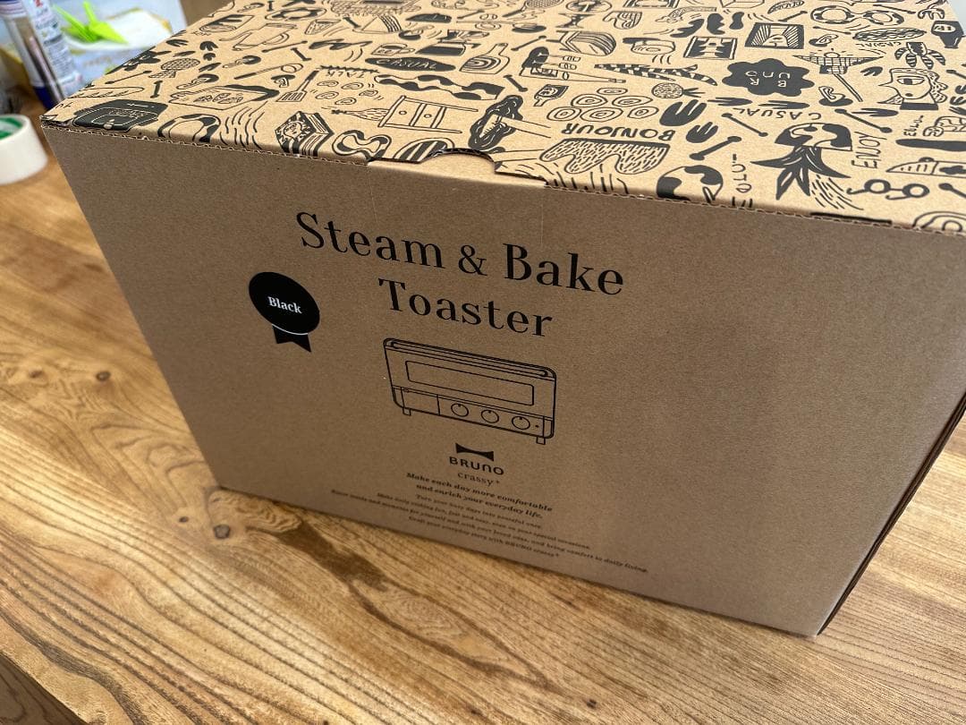 【新品】BRUNO スチーム＆ベイク トースター ブラック