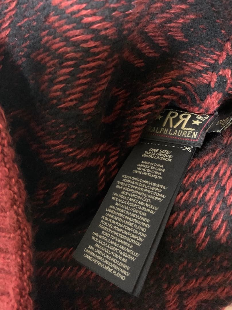 ダブルアールエル ニットキャップ