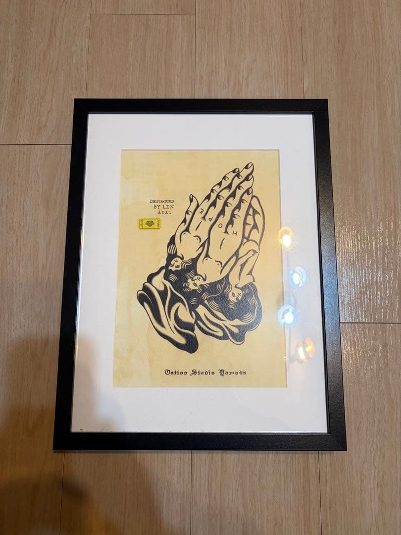 極美品】TATTOO STUDIO YAMADA フラッシュポスター 山田蓮