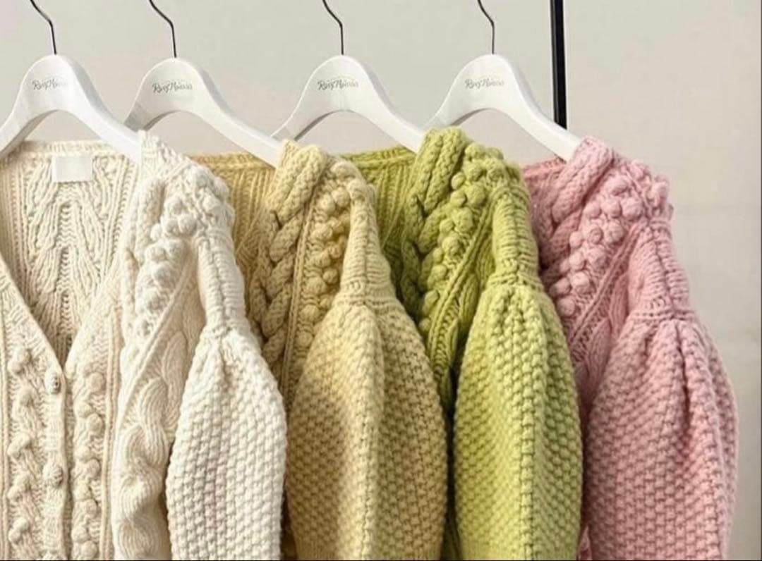 ロージーモンスター　special hand knit cardigan
