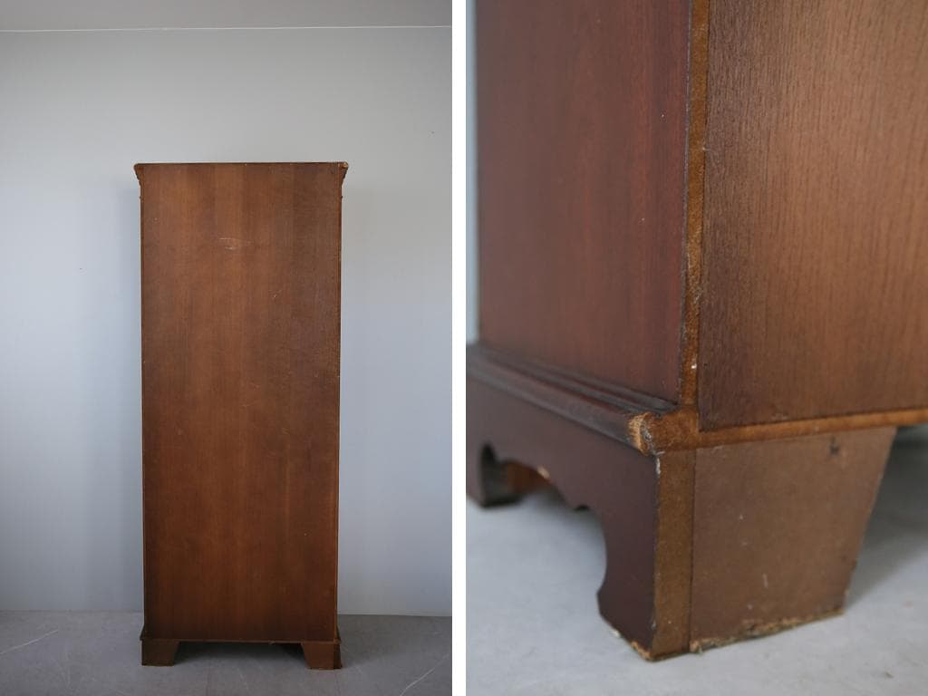 英国アンティーク木製ブックシェルフ/本棚/オープンラック/飾り棚(89-99)