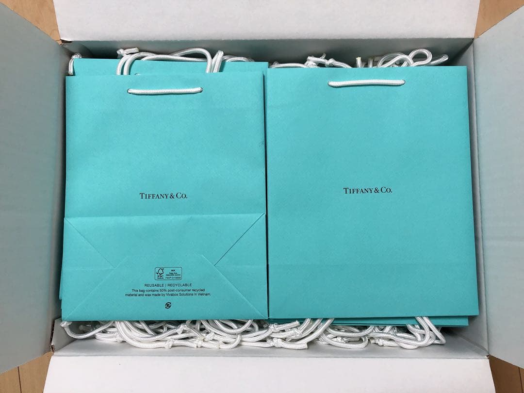 Tiffany & Co. ティファニー紙袋ショップ袋 50枚キレイな未使用