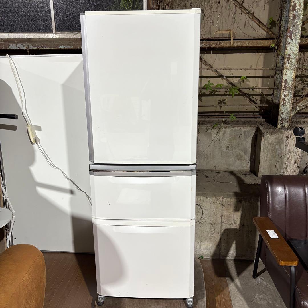 ★【期間限定】三菱ノンフロン冷凍冷蔵庫 MR- C34D-W形 2019年製