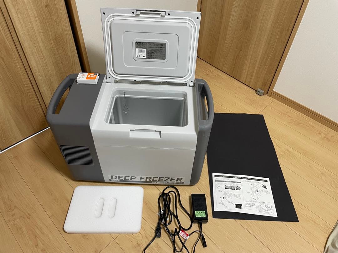 ポータブル冷凍庫　ツインバード　-40℃ sc-df25wl -40℃対応