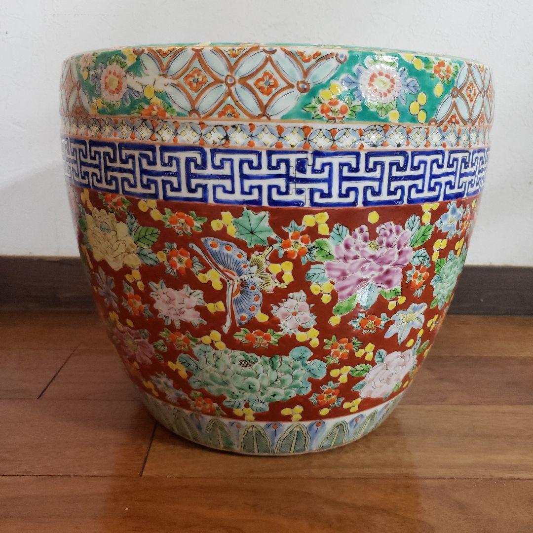 伊万里焼　火鉢　めだか　金魚　水鉢　骨董品