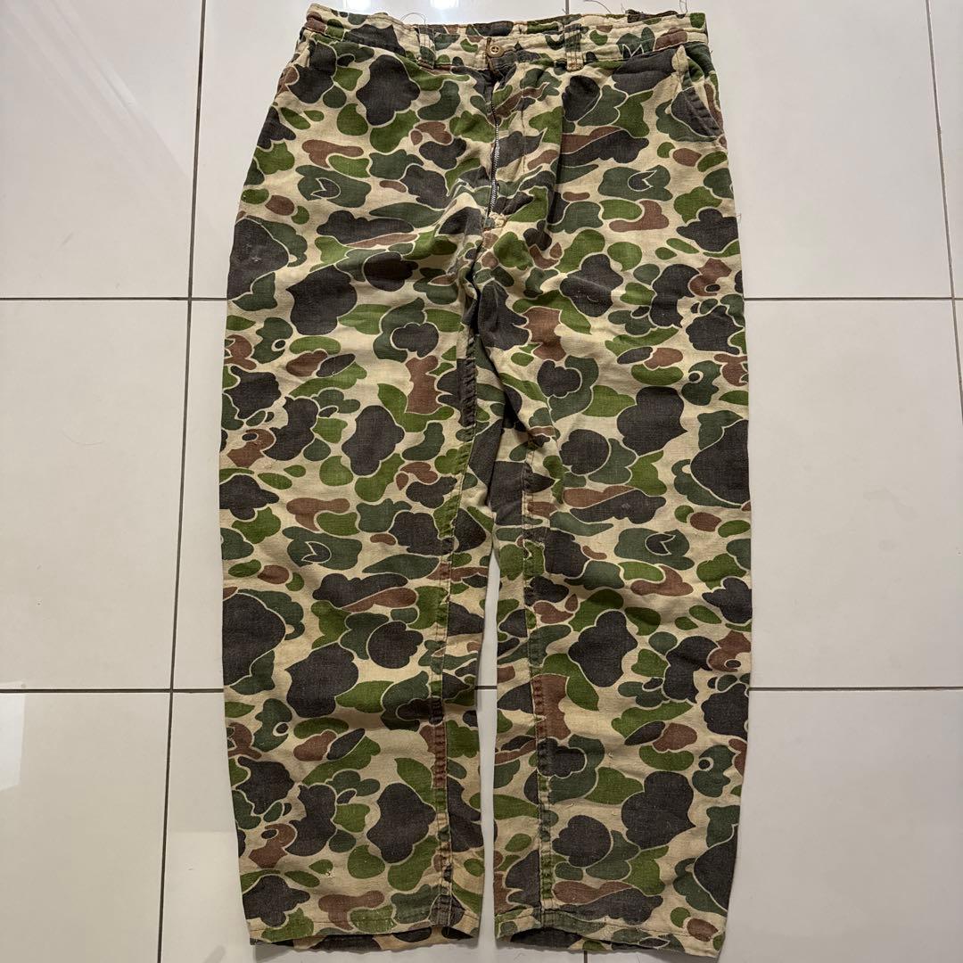 70s SAFTBAK ダックハンターカモ パンツ Vintage