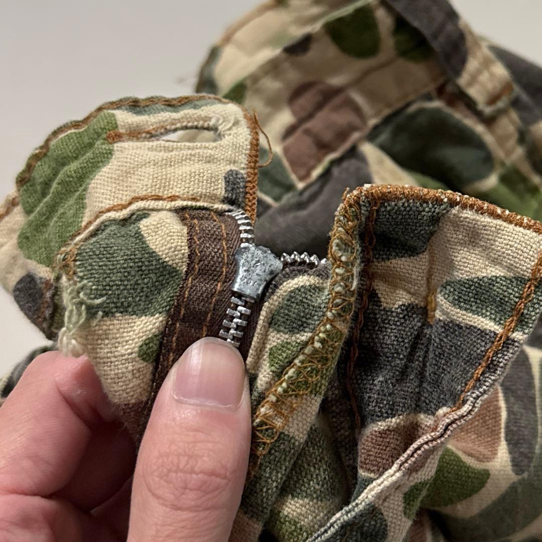 70s SAFTBAK ダックハンターカモ パンツ Vintage