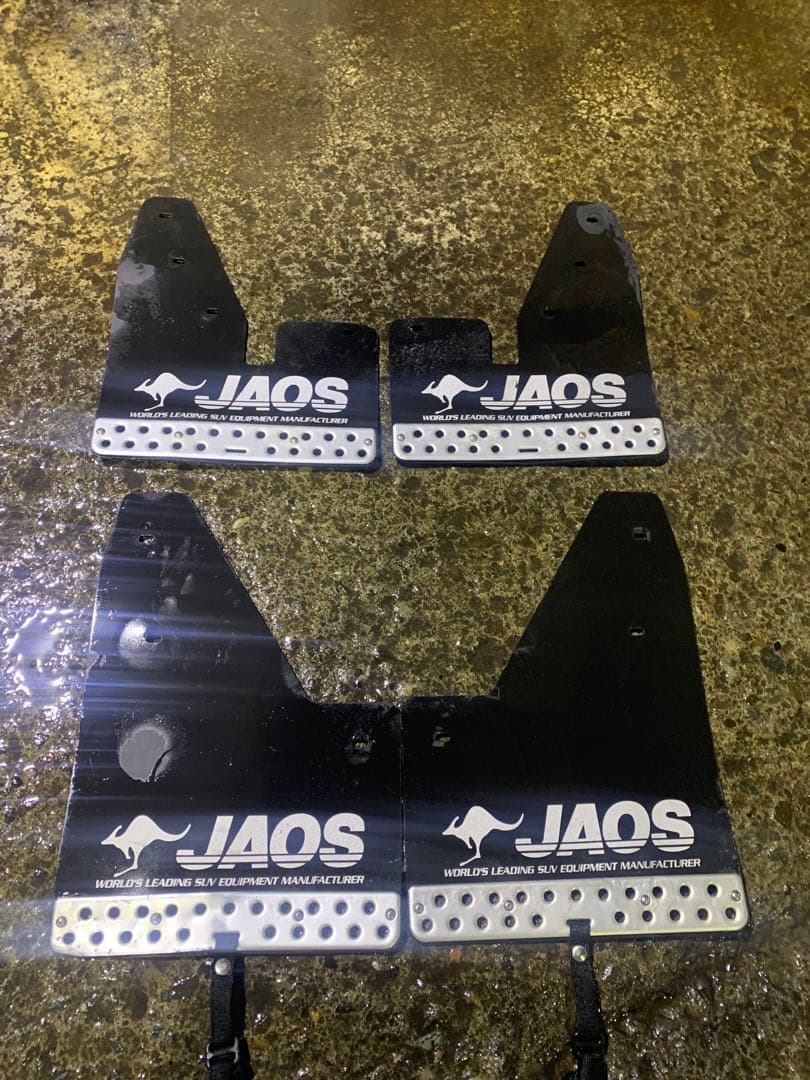 JAOS マッドフラップ ブラック　泥除け　t32 エクストレイル　ジャンク品