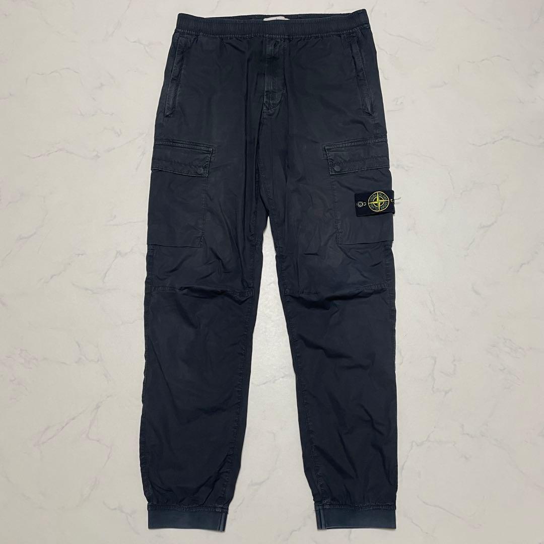 STONE  CARGO PANTS W33 ”BLACK”