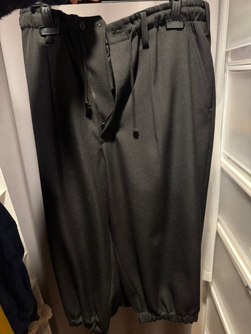YOHJI YAMAMOTO POUR HOMME ウールギャバ カラスパンツ
