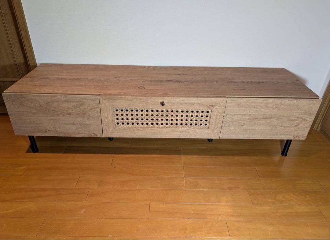 ■送料込■LOWYA ラタン ローテレビボード テレビ台 北欧風 TV 人気家具