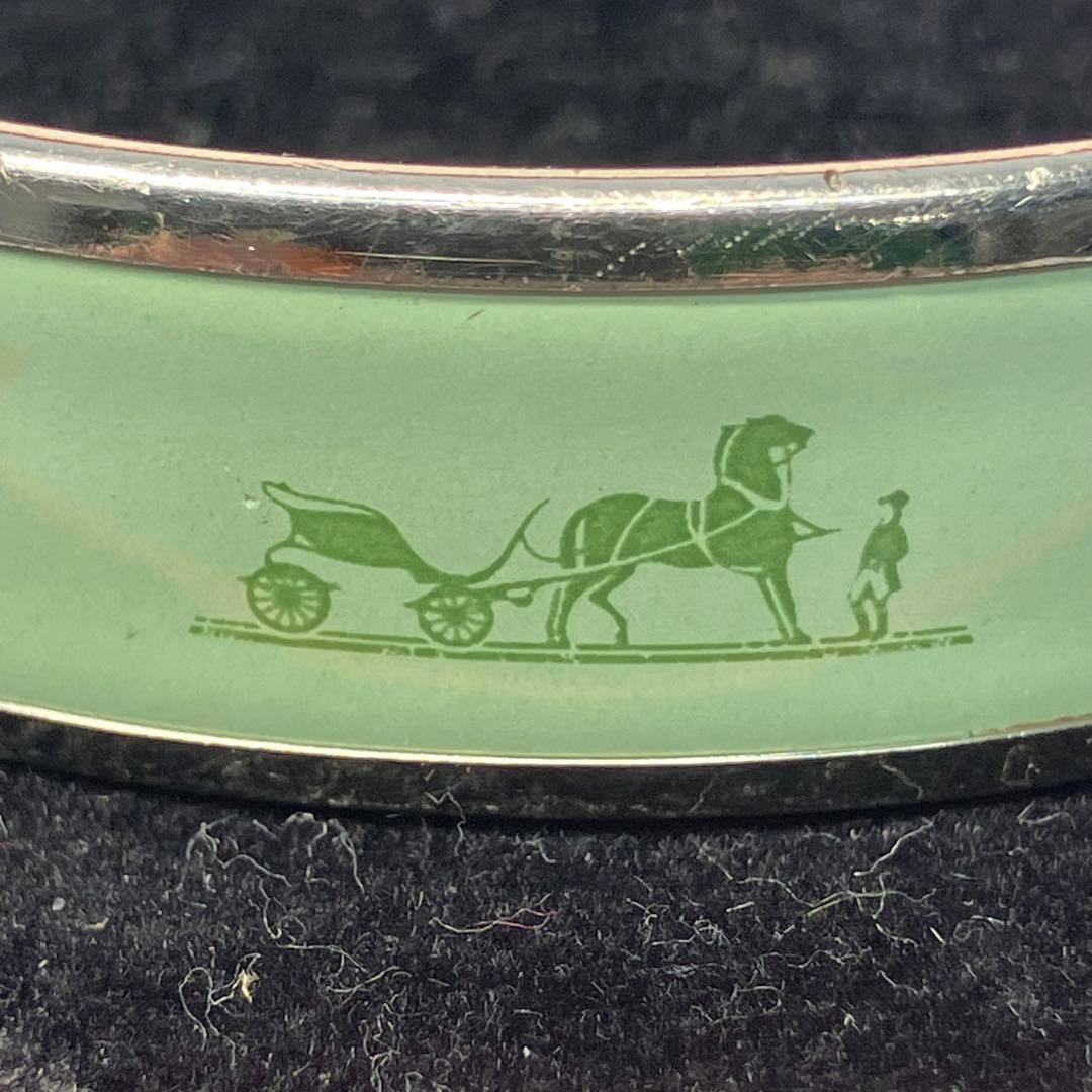 【HERMES/エルメス】バングル　エマイユPM カレーシュ　箱付　Ø 70