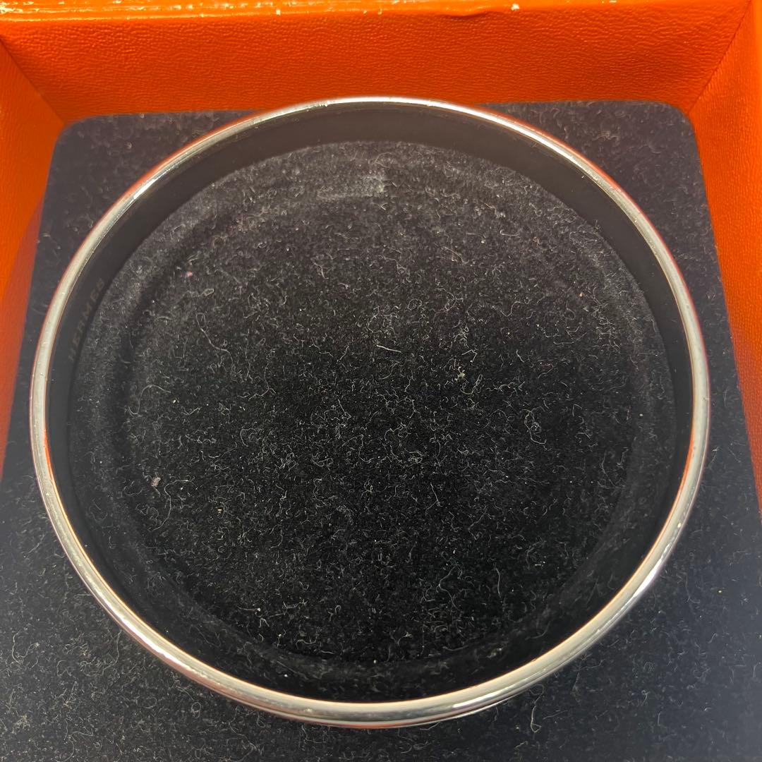 【HERMES/エルメス】バングル　エマイユPM カレーシュ　箱付　Ø 70