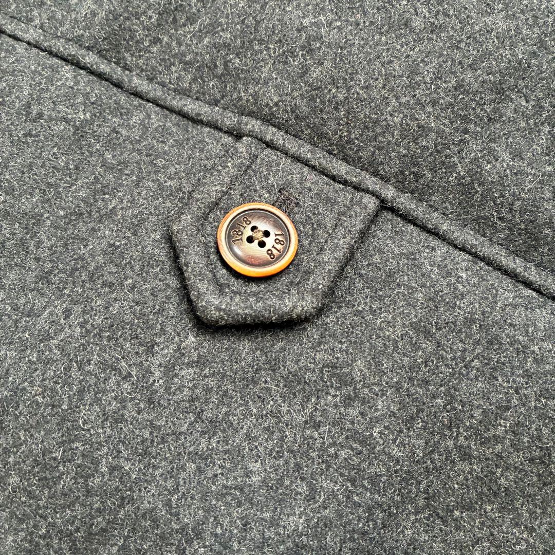 Brooks Brothers ウールベスト　チャコールグレー　中綿　チェック柄