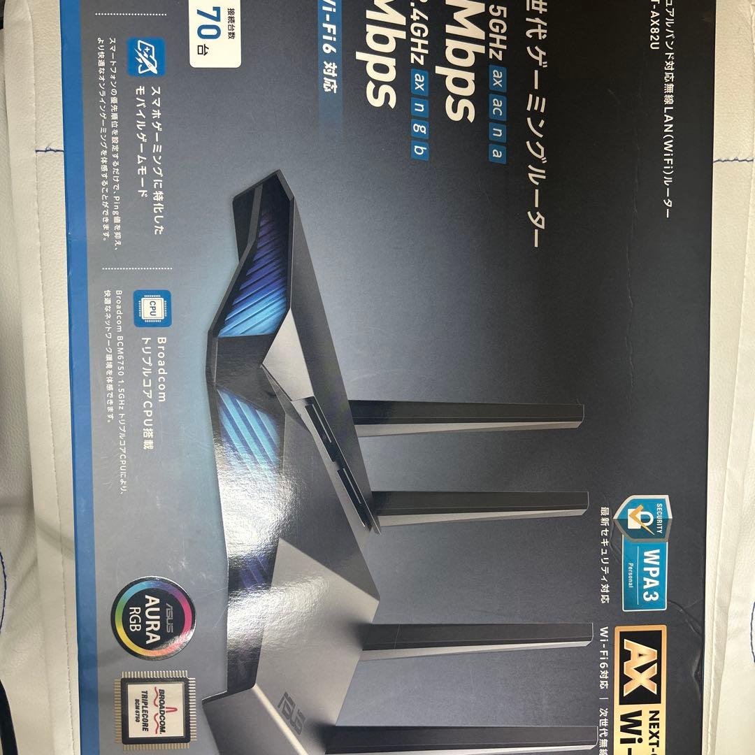 RicKai05専用 ゲーミングルーター　ASUS RT-AX82U