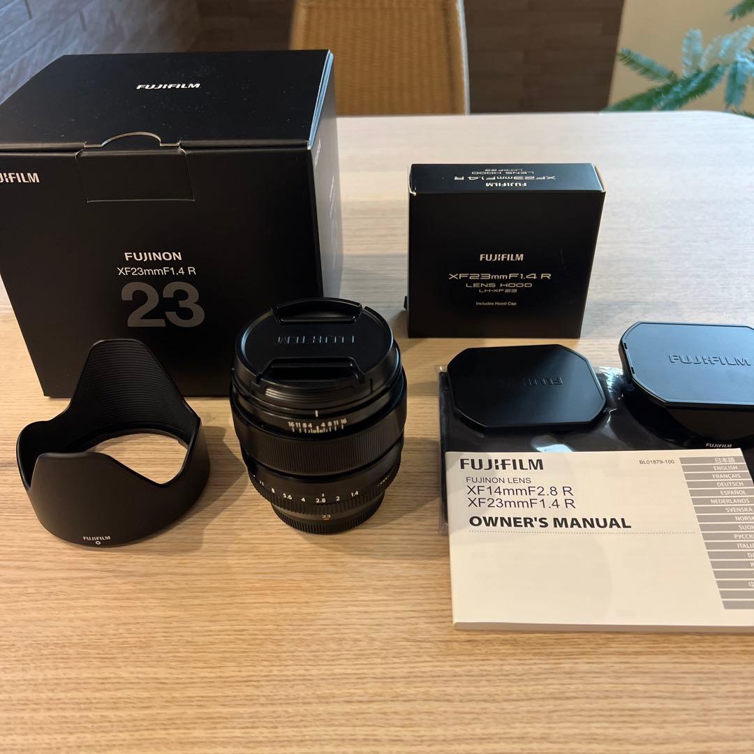 XF23mmF1.4 R 別売レンズフード付き