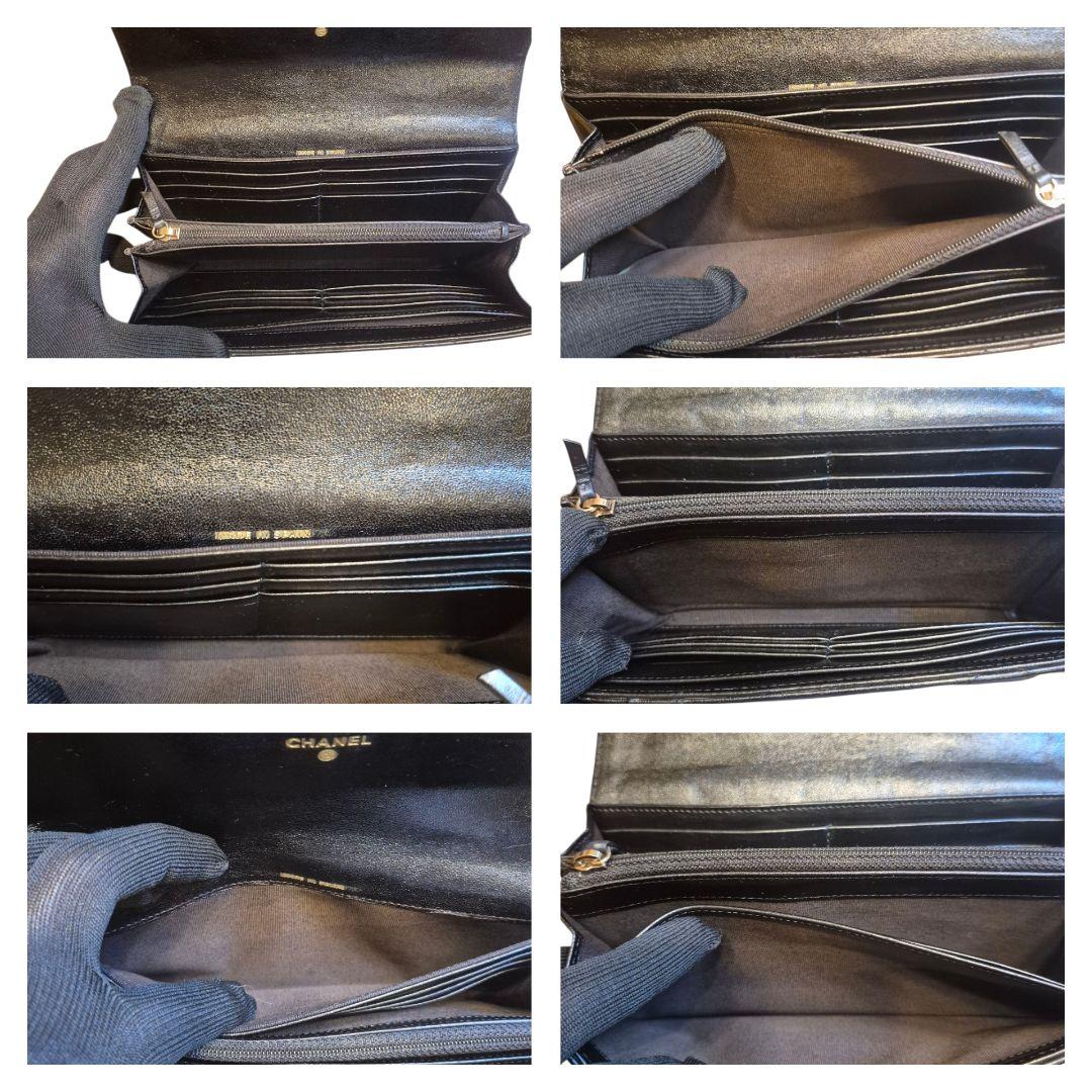 CHANEL　シャネル　ディズヌフ　マトラッセ　ラムスキン　ロングフラップ